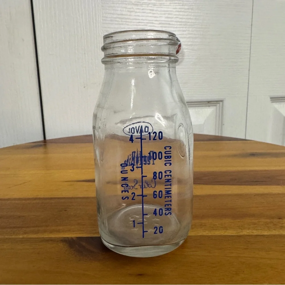 Davol feed‎ rite color scale 4 oz glass baby bottle